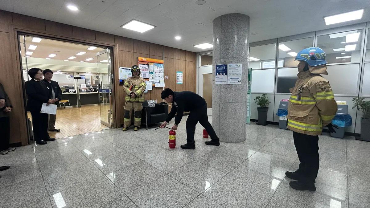 양평군 강상면, 공공기관 합동 소방훈련 및 소방안전교육 실시