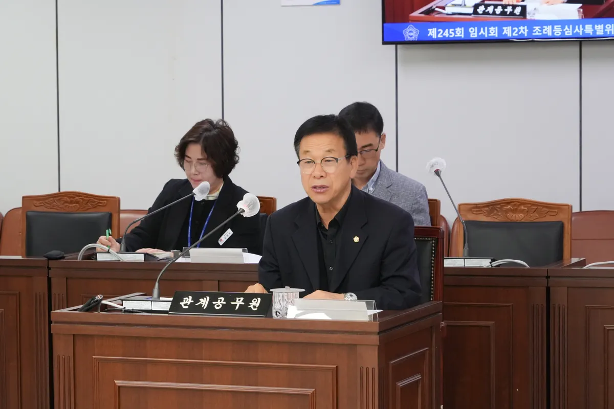 박만식 의원 대표발의, 안성시 이륜자동차 소음 관리 조례안 본회의 통과