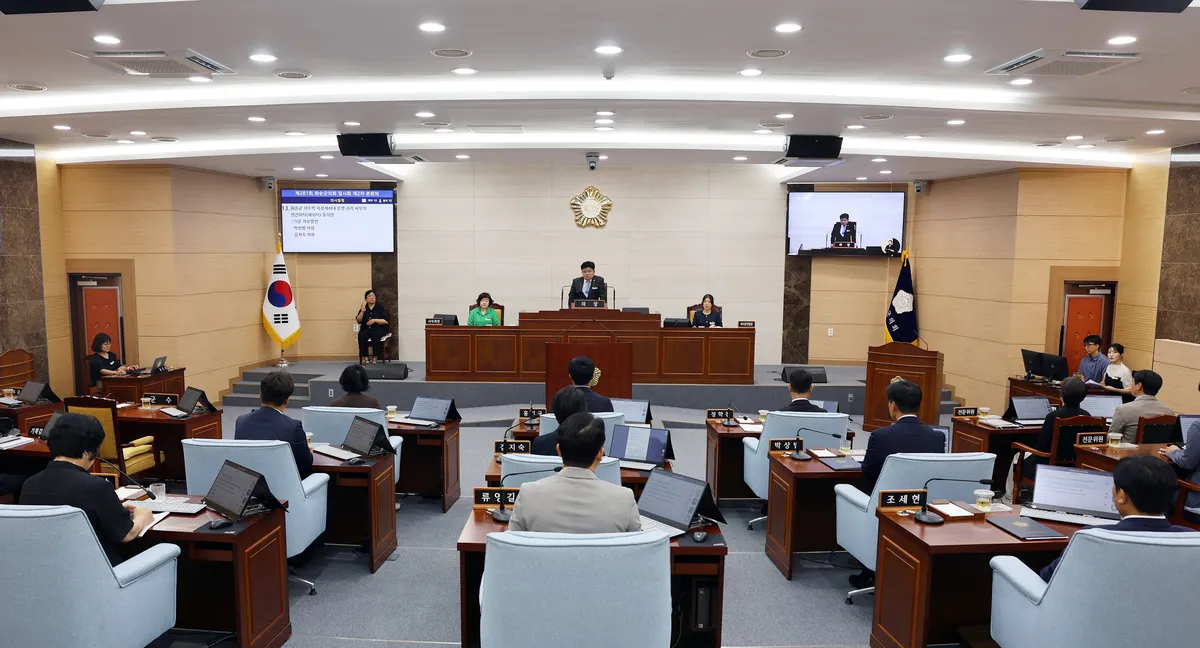 화순군의회, 제281회 임시회 폐회…반도체 특화 도약 촉구