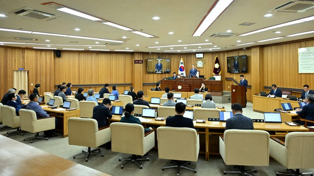 민선9기 첫 시정 보고...목포시의회, 제406회 임시회 개회