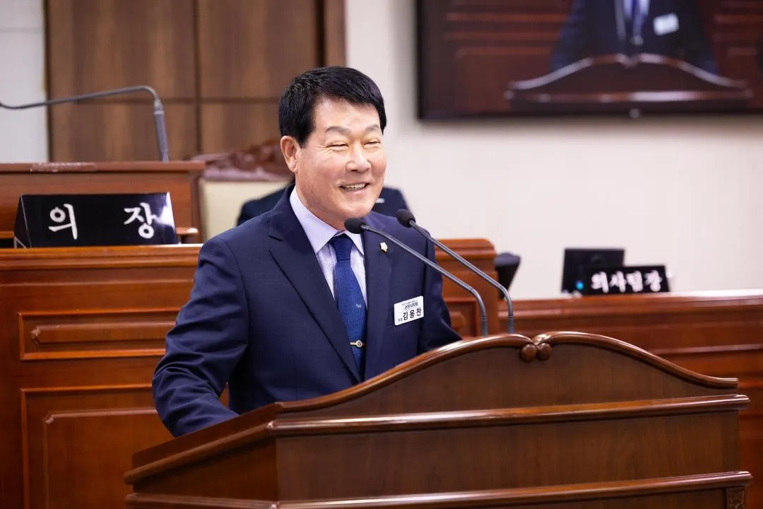 김용찬 순천시의원, 어린이보호구역 가변 속도제한 확대 제안