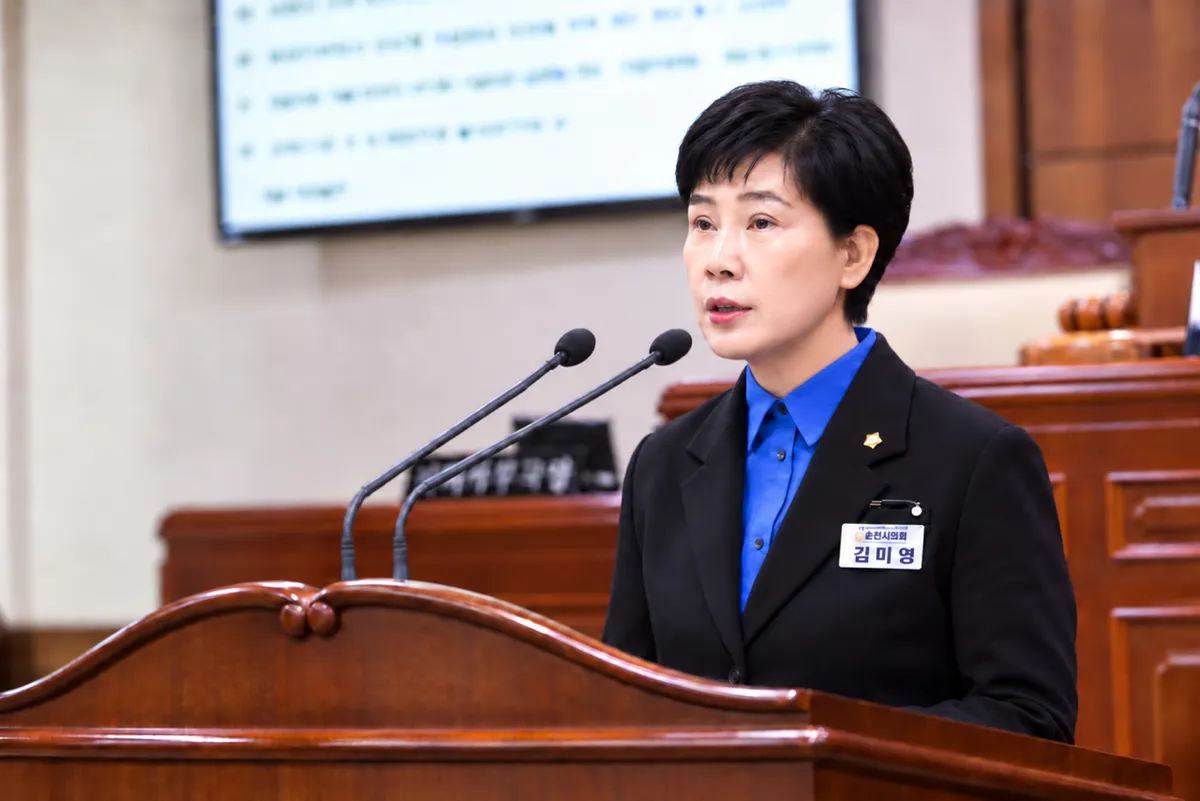 순천시의회 김미영 의원, 환경미화원 안전 보호 제도 개선 촉구