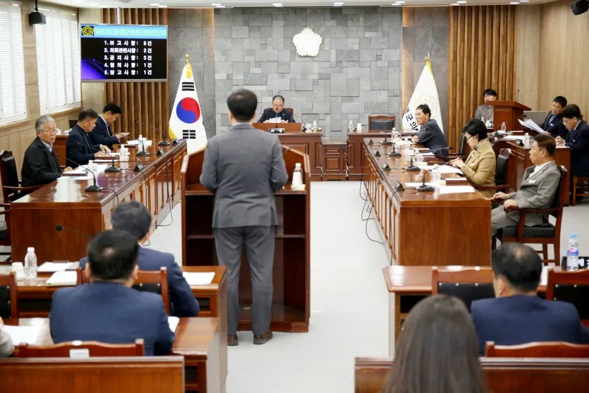 영광군의회, 군정 현안 점검… ‘기본소득 재원’ 깐깐한 지적