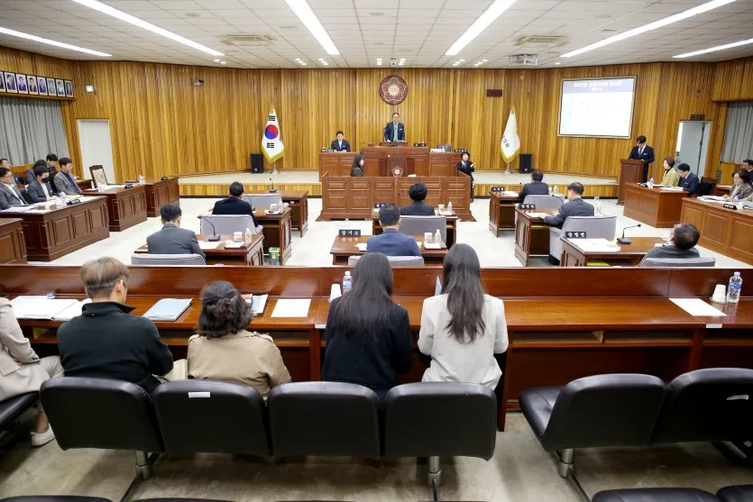 영광군의회, 제293회 임시회 개회…주요 조례안 18건 심사