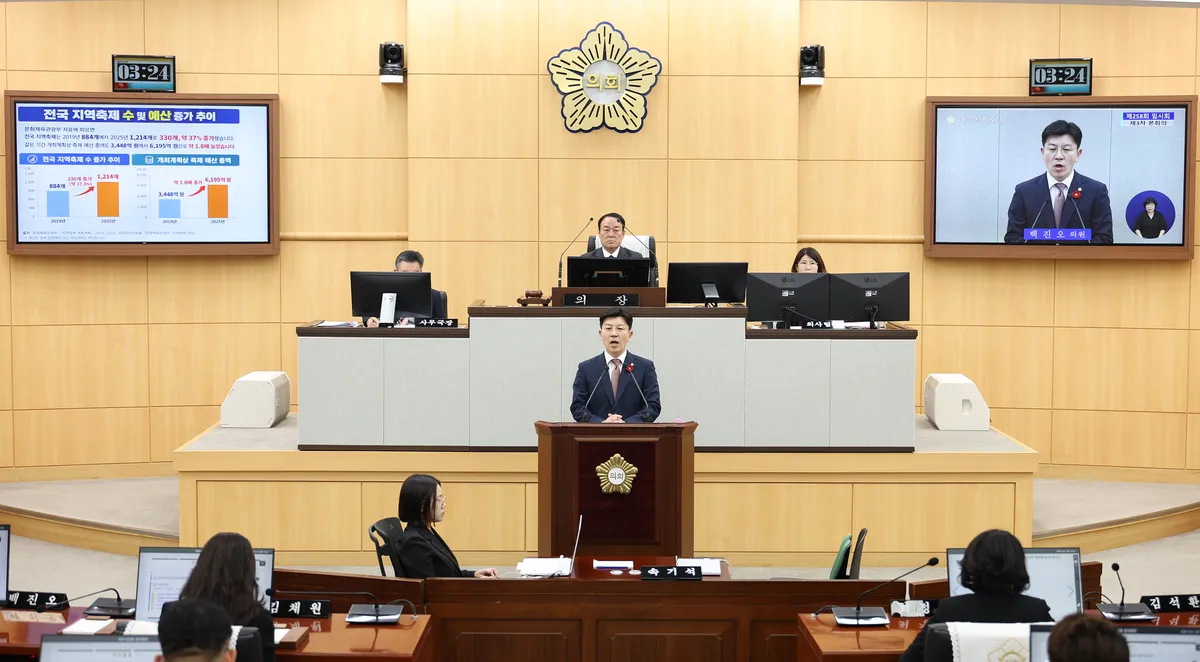 백진오 여수시의원, 축제 성과평가 실질화와 일몰제 도입 제안