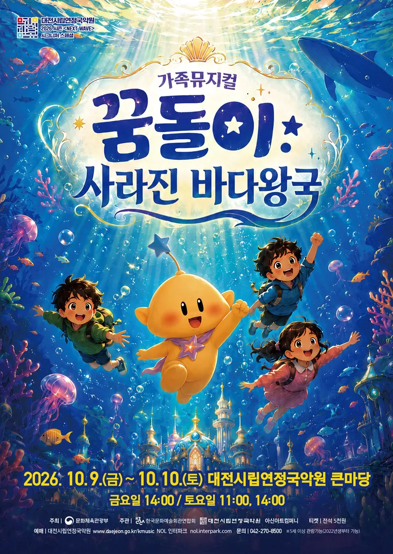 가족뮤지컬‘꿈돌이: 사라진 바다왕국’