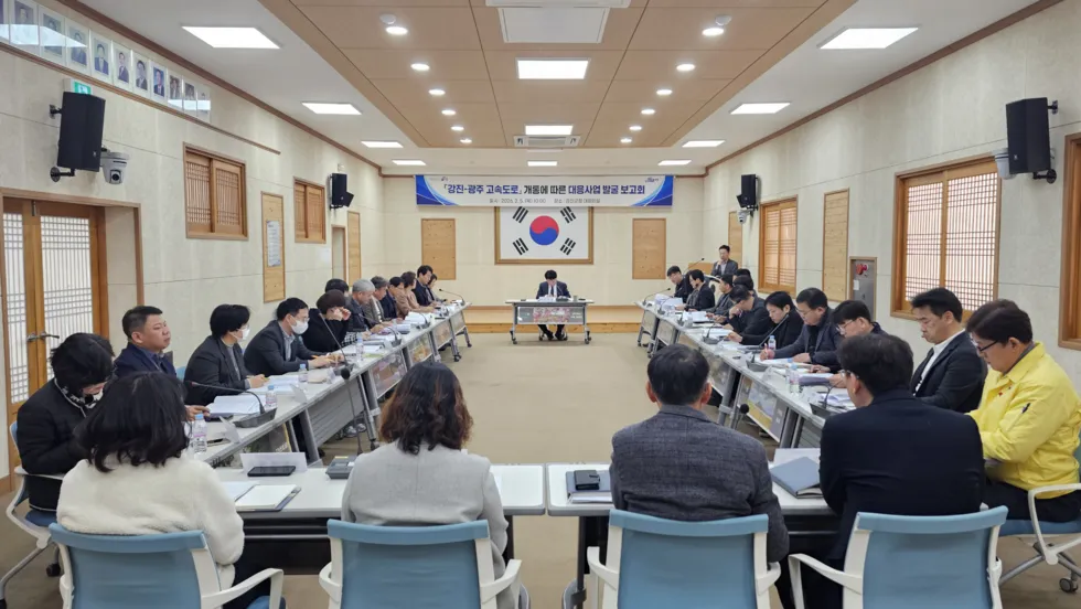 강진군, 고속도로 개통 앞두고 ‘빨대효과’ 기회로 삼는 G.G.프로젝트 가동