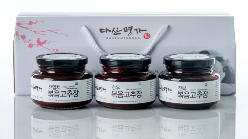 강진 다산명가, 전복·한우 볶음고추장 추석 선물세트 출시