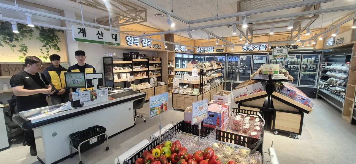 고흥군 로컬푸드 직매장, 개장 한 달 만에 매출 1억 원 돌파