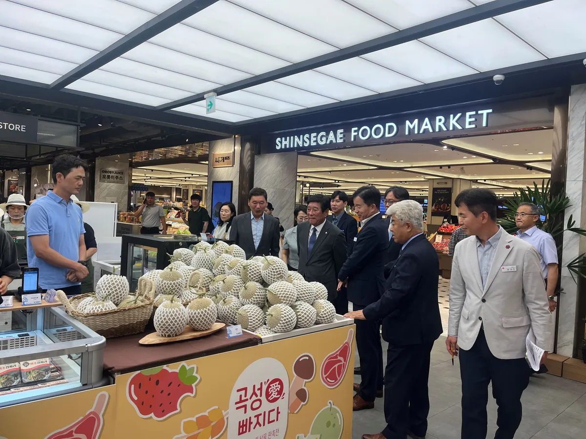 달콤 향긋한 곡성의 맛, 신세계백화점 광주점서 만나요