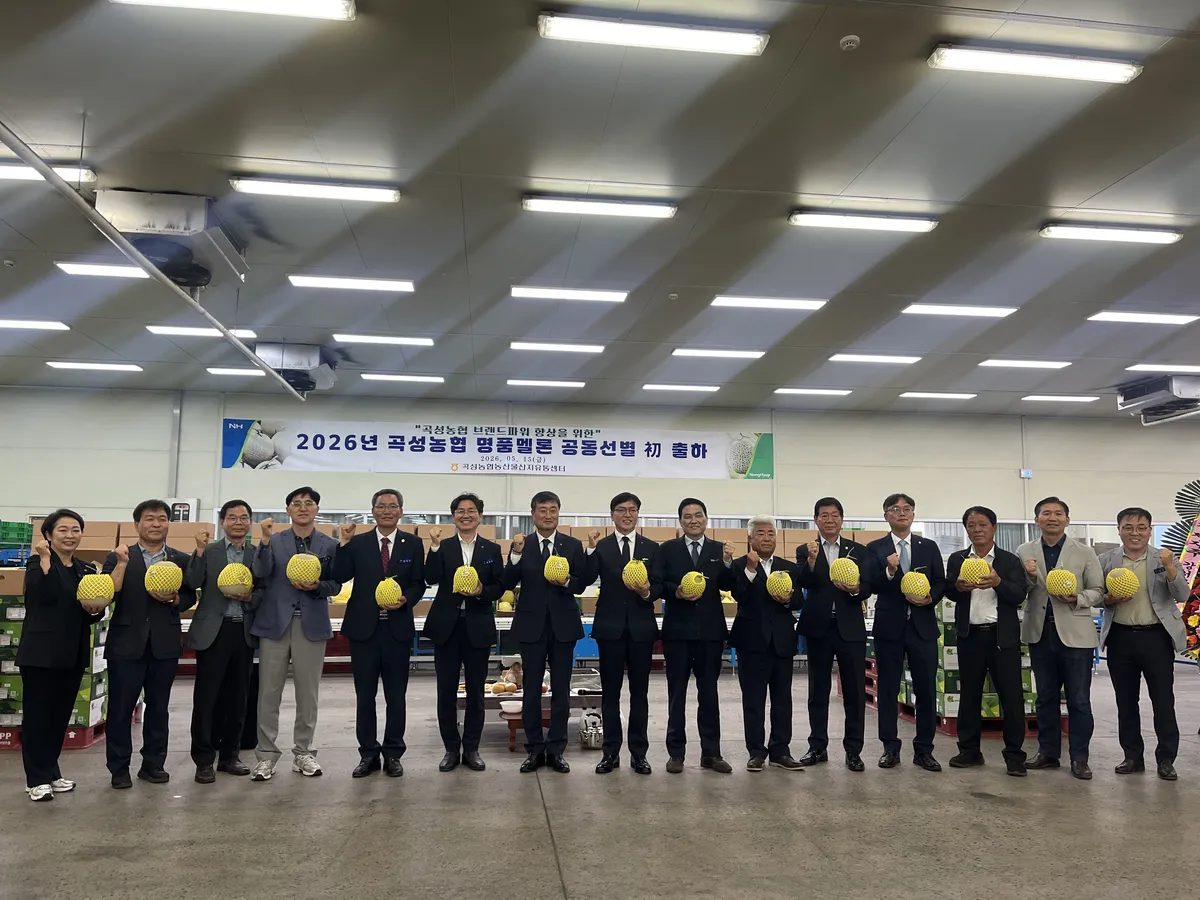 곡성멜론, 2026년 첫 출하…"아시아 수출로 우수성 알린다"