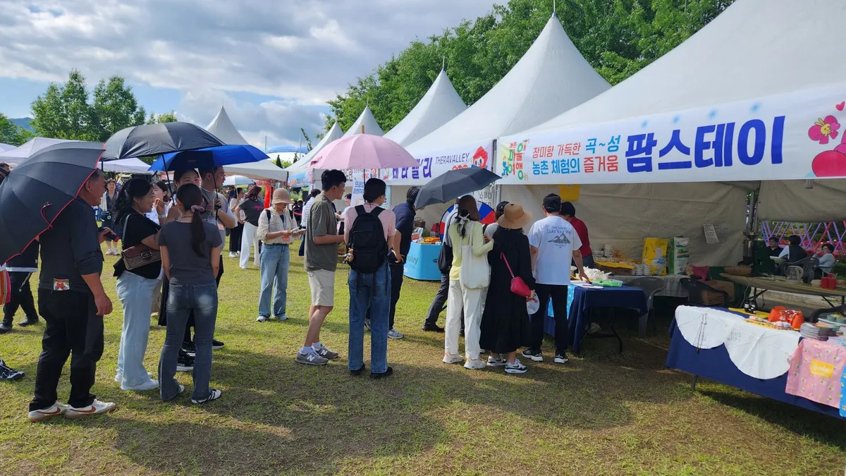 곡성군, 장미축제 기간 전남 팜스테이 홍보관 운영