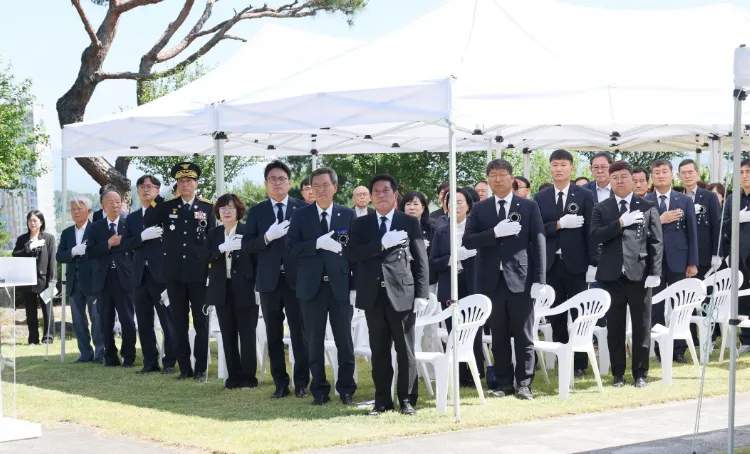 곡성군, 숭고한 희생정신 기리는 제71회 현충일 추념식 개최