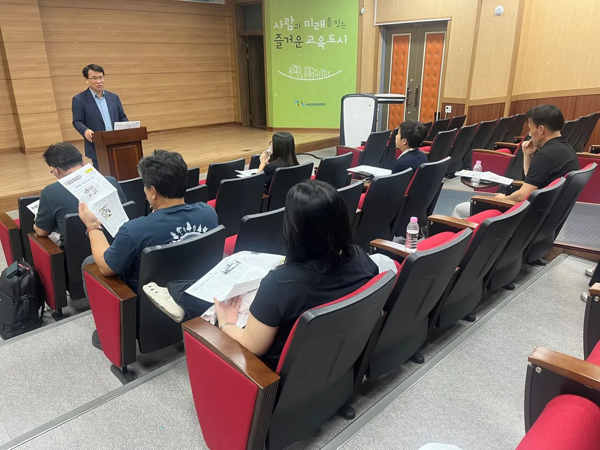 교육 소식 생생하게… ‘곡성교육잇다’ 기자단, 보수교육 성료