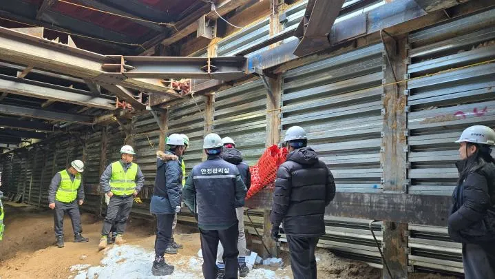 광주시, 도시철도 건설현장 전 구간 안전점검