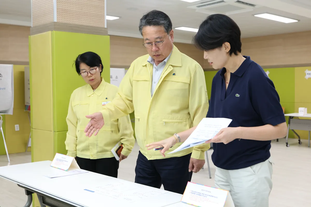 광양시, 제9회 지방선거 막바지 투표소 점검 나서