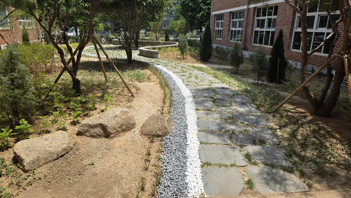 광양중동초, 쾌적한 '학교숲' 조성…숲속 교실 손에 잡힌다