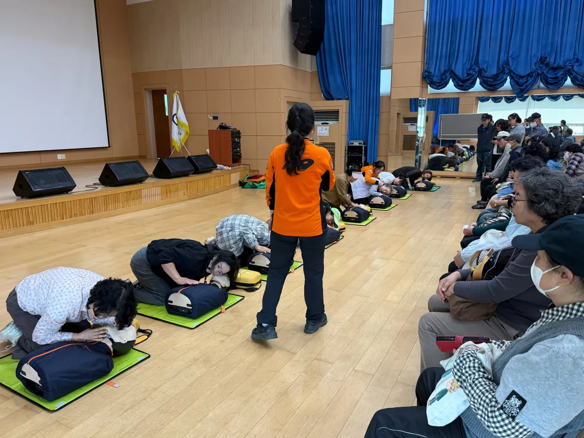 광양시 금호동, 심폐소생술 교육으로 주민 안전 능력 강화