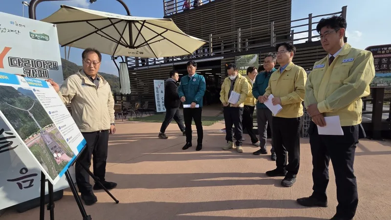 경기도·경기도의회, 포천 출렁다리·재해예방사업장 안전관리 현장점검
