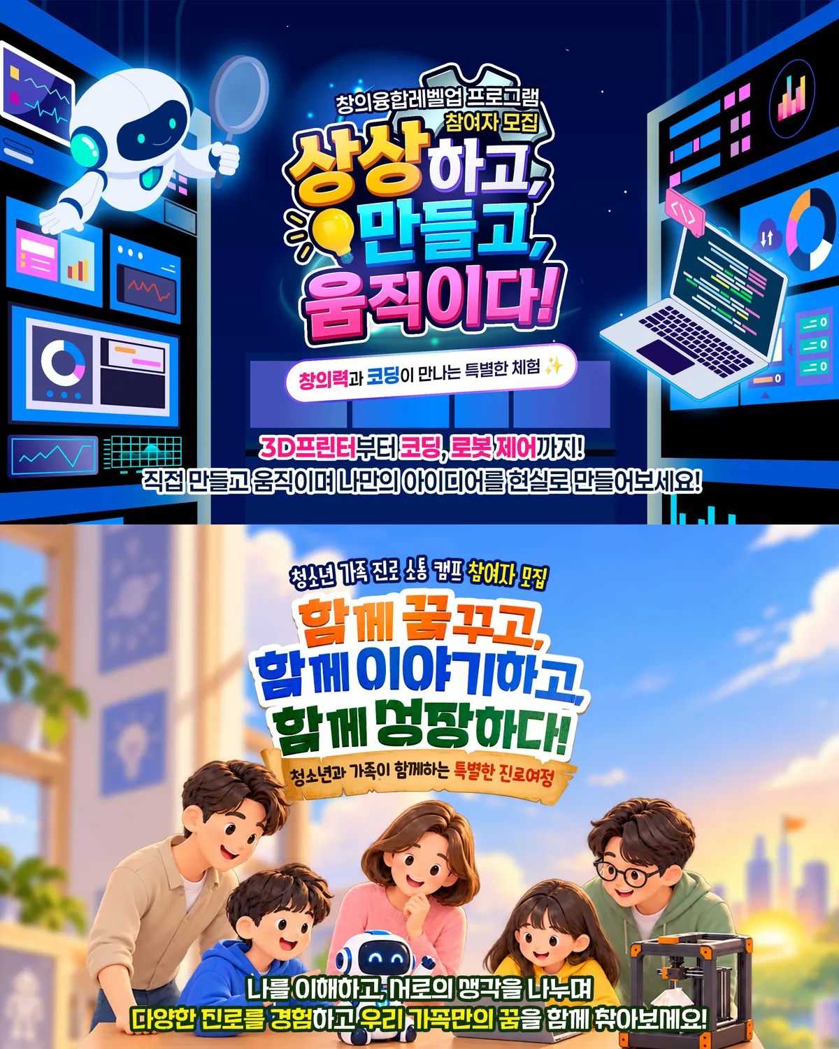 해남군교육재단, 청소년 로봇제작·가족 진로캠프 참여자 모집