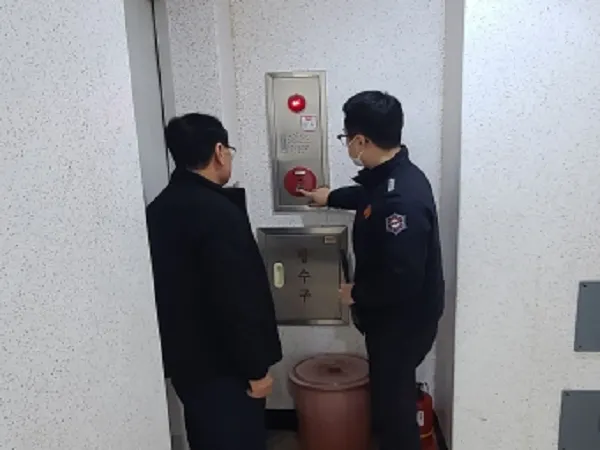 장흥소방서, 노후 아파트 화재 ‘대책 없는 대피’ 해결한다
