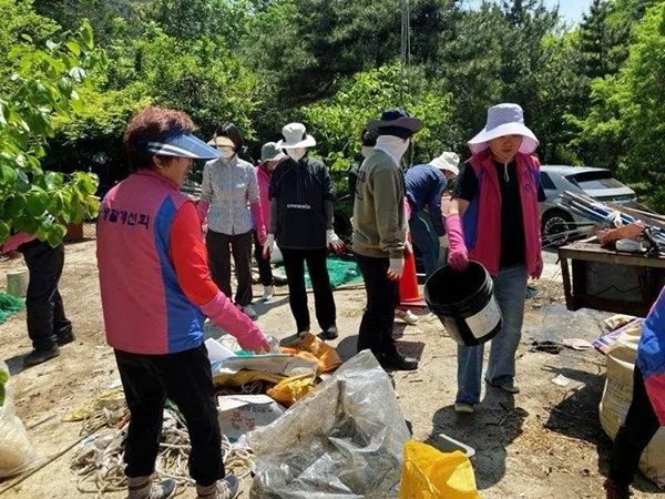 가정의 달 맞아 장동면 생활개선회, 환경정화 활동 전개 - 환경 | 코리아NEWS
