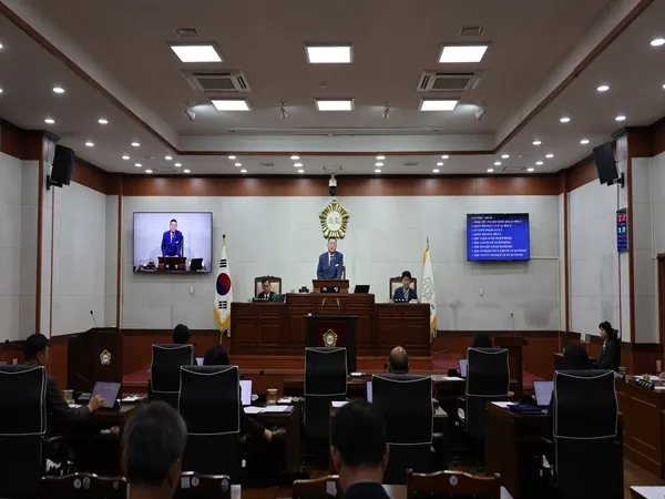 장흥군의회 제310회 임시회 폐회…19건 안건 처리