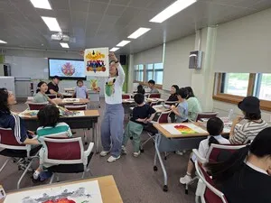 그림책상 대상 김유대 작가, 목포도서관 어린이들과 특별한 만남