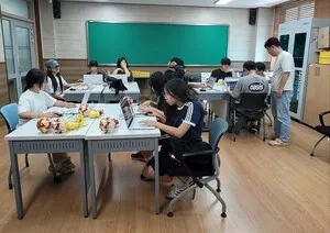 무안영재교육원, 과학·코딩 융합 중학생 수업 운영