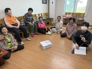 순천별량중, 지역 어르신과 함께하는 쑥 향기 나눔 봉사 실시