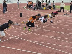 광양가야초, 교육장기 육상대회서 땀방울 흘리며 '투혼' 발휘