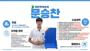 目포中央高 문승찬 학생, HD현대삼호 'Future Talent' 최종 합격