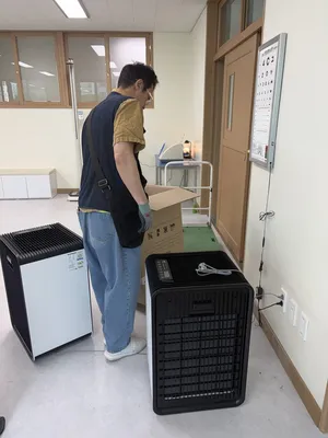 학생 건강 지킨다, 고흥교육지원청 '공기청정기 성능 검사' 실시