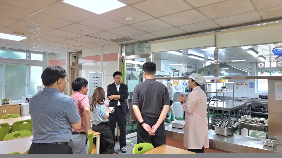 폭염 속 학생 건강 지킨다, 교육청 급식 현장 긴급 점검