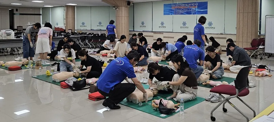 전남·광주교육청, 보건교사 대상 최신 응급처치 연수 실시