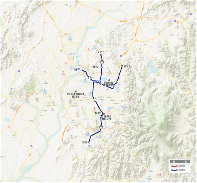 광주 BRT 대변혁…운암-각화·효천-일곡 3개 노선 국가 계획 반영
