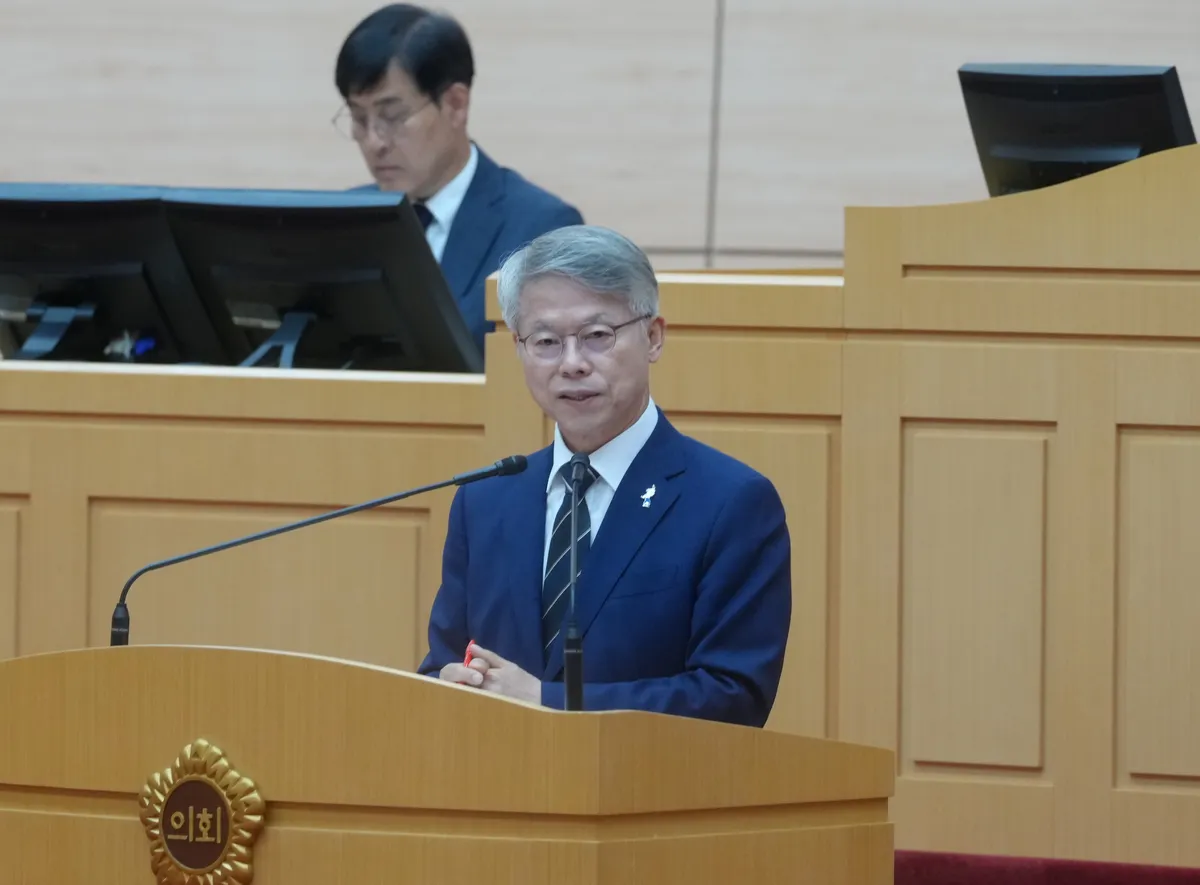 민형배 시장 취임 후 첫 시정연설, “압도적 성장과 함께 사는 특별시 만들겠다”