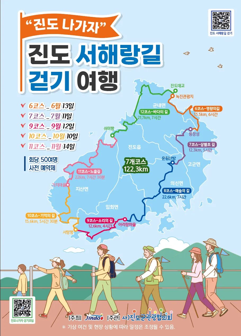 ‘명량의 길’을 걷다, 진도 서해랑길 걷기여행 첫 출발 - 행정 | 코리아NEWS
