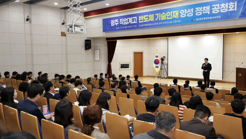 전남광주교육청, 2030년까지 반도체 인재 연 2천 명 양성 추진