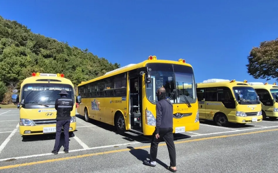 장흥교육지원청, 관계기관 합동 어린이 통학버스 안전점검