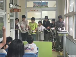 학생 제안이 실제 공간으로… 군내북초, ‘키즈카페’ 문 열어