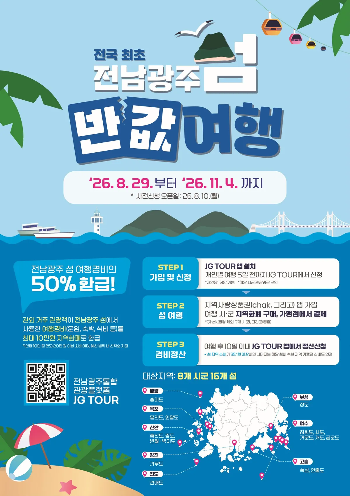 여행비 50% 환급! 목포 ‘섬 반값여행’, 오는 29일부터 본격 추진 - 행정 | 시민의 눈
