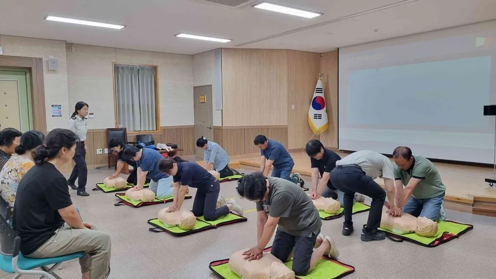 무안군, 농업인 대상 응급처치·온열질환 예방 교육 실시