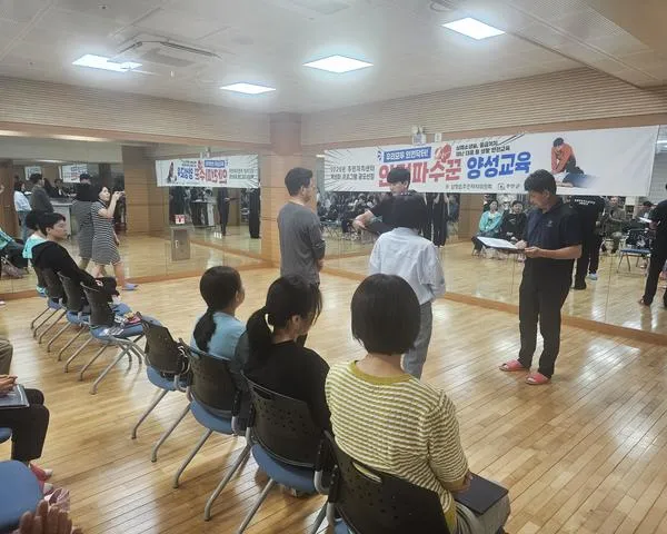 삼향읍 주민자치위, CPR·AED 실습 안전교육 통해 생명 지킴이
