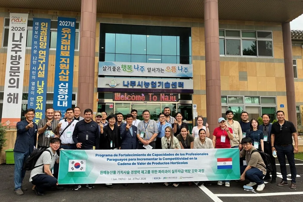 파라과이 차관, 나주 스마트농업 기술 벤치마킹