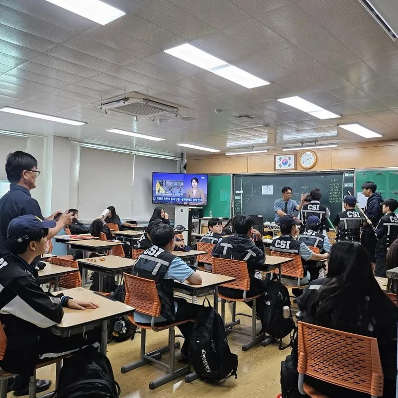 순천시, 중학생 1,700명 대상 직업체험 '내일을 만나는 교실' 운영