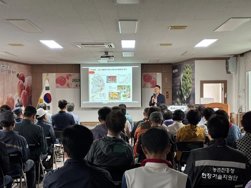 순천시, 월등 복숭아 농가 대상 찾아가는 영농 컨설팅 실시