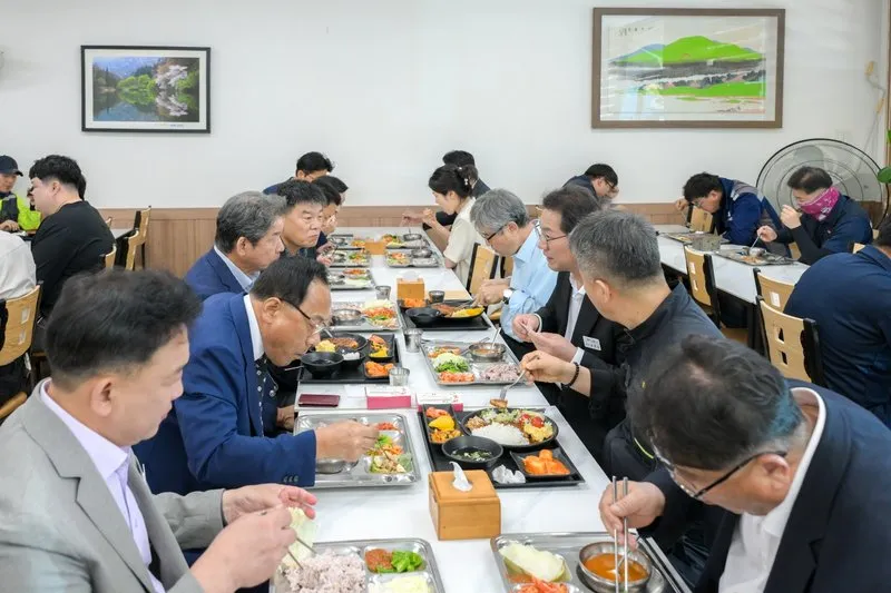 순천시장, 추석 맞아 율촌산단 근로자 200여 명 자리에서 애로사항 청취