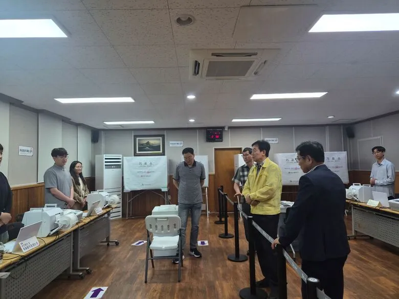 영암군, 제9회 지방선거 사전투표소 현장점검 실시