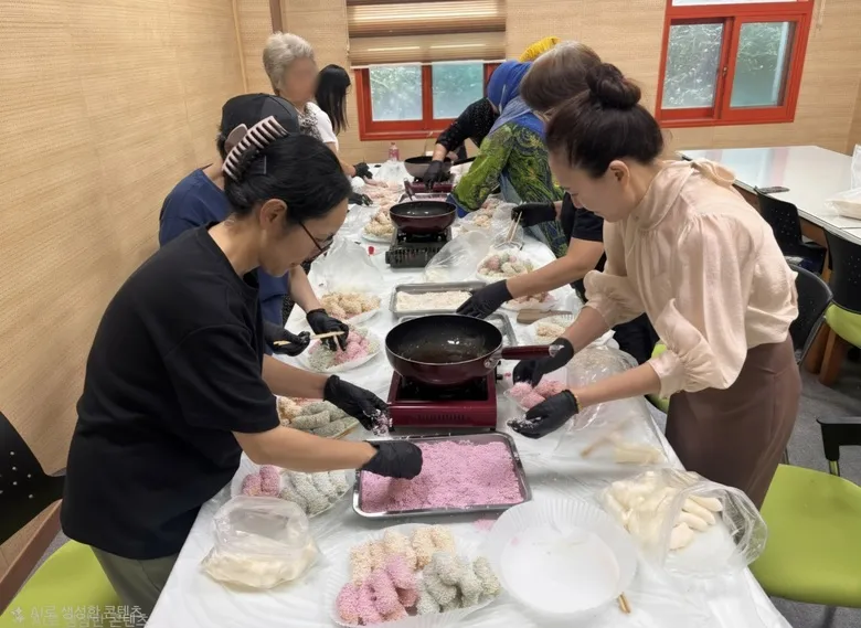 영암 삼호도서관, 이주민 대상 전통문화 체험 프로그램 운영